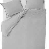 vtwonen Comfy Light Grey dekbedovertrek grijs NL Lits-jumeaux (240 x 200/220 cm)